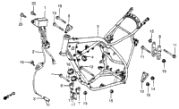 Frame + Ignition Coil + C.D.I. Unit 82