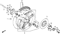 Cm450a/Cfront Wheel 82