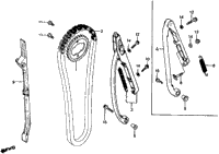 Cam Chain + Tensioner 81-82