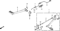 Brake Pedal + Gearshift Pedal