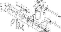 Gearshift Drum + Gearshift Arm