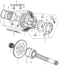 Primary Shaft + Primary Chain