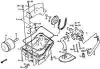 Oil Pump + Oil Pan + Oil Filter