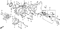 Left Crankcase Cover + Water Pump