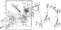 Front Brake Master Cylinder + Brake Control Lever