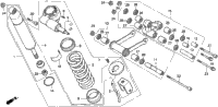 Rear Shock Absorber 90-91