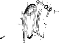 Cam Chain + Tensioner 83-84