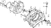 Right Crankcase Cover + Torque Converter Case