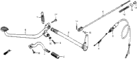 Brake Pedal + Change Pedal
