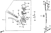Cm450c/Afront Brake Master + Cylinder