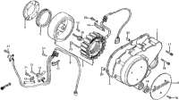 Left Crankcase Cover + Alternator