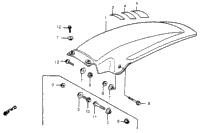 Rear Fender 81-82