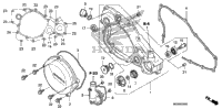 Right Crankcase Cover @Water Pump