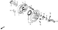 Xl500s Front Brake Panel 79-81