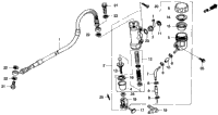 Rear Brake Master Cylinder 90-91
