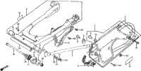 Xl100s Swingarm + Chain Guard 79-80