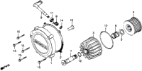 Clutch Cover + Oil Filter