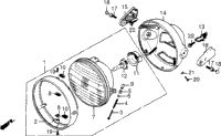 Headlight 85-86
