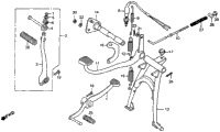 Main Stand + Brake Pedal