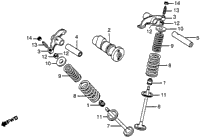 Camshaft + Valve