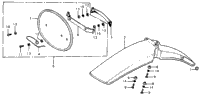 Front Fender + Number Plate