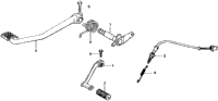 Brake Pedal + Change Pedal