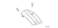 Chrome Rear Carrier Solo Rider