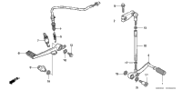 Brake Pedal + Change Pedal
