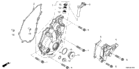 LEFT CRANKCASE COVER (CRF250R/CRF250RX)