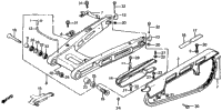 Swingarm + Drive Chain Case