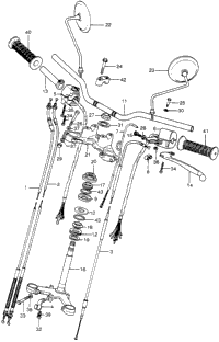 Handlebar + Steering Stem + Cables