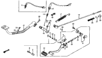 Brake Pedal + Gearshift Pedal