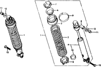 Rear Shock Absorber 80-82