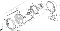 Vt1100c2headlight 95-97