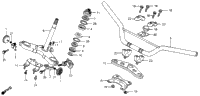 Handlebar + Top Bridge + Steering Stem 83-85