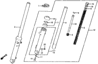 Front Shock Absorber 81-82
