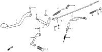 Brake Pedal + Gearshift Pedal