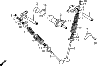 Camshaft + Valve