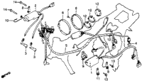 Wire Harness + Ignition Coil + C.D.I. Unit