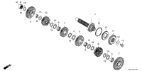 Transmission (Countershaft) (Crf1100d/D4)