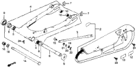 Swingarm + Chain Case