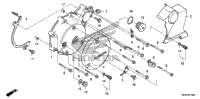 Left Crankcase Cover @Alternator Cover