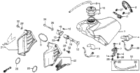Fuel Tank + Radiator Shroud 82