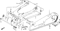 Swingarm + Chain Case