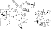 Gearshift Pedal + Footpegs + Side Stand
