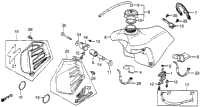 Fuel Tank + Radiator Shroud 81