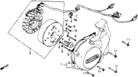 Cm450a Left Crankcase Cover + Alternator