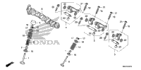 Camshaft + Valve (Rr.)