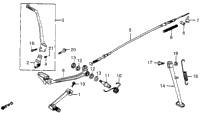 Brake Pedal + Gearshift Pedal + Kick Starter Arm