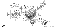 Cylinder Head Cover + Cylinder Head